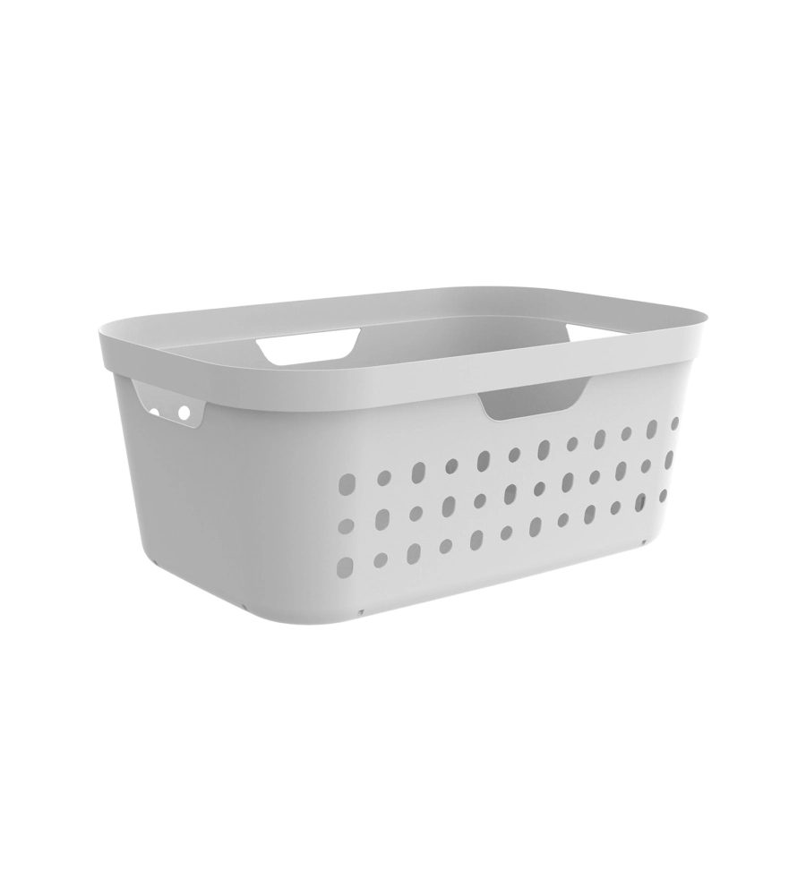 CESTA PORTABIANCHERIA "JONA" COLORE BIANCO DA 39 LITRI