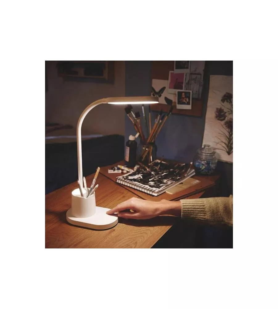 LAMPADA LED DA TAVOLO PHILIPS "BUCKET" BIANCO 3000K