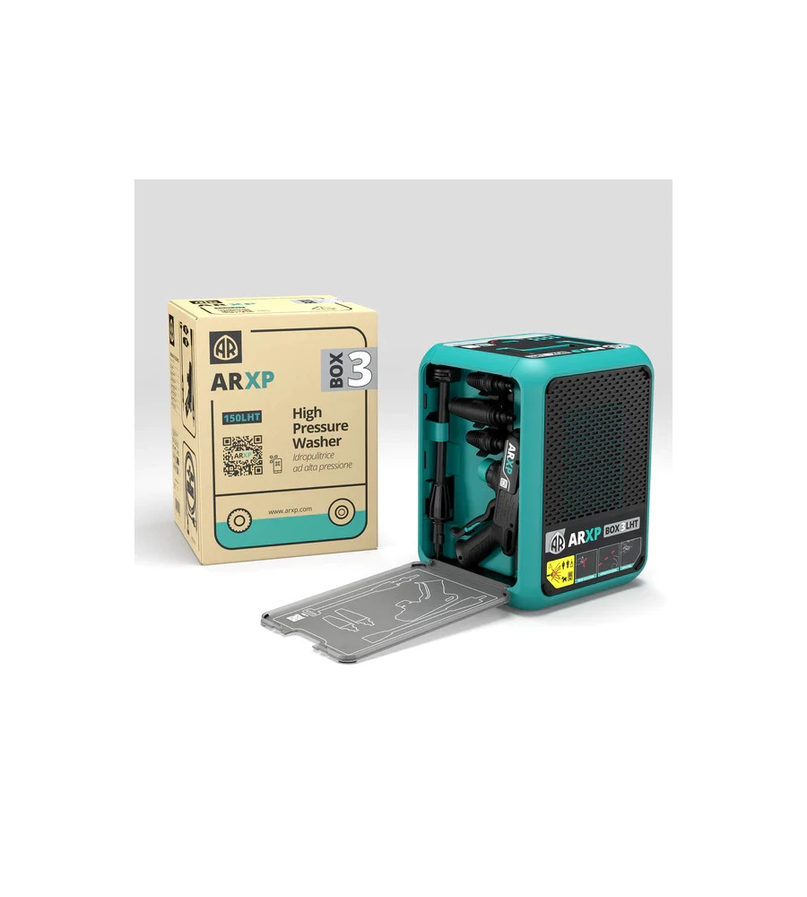 IDROPULITRICE ELETTRICA A FREDDO ANNOVI REVERBERI "ARXP BOX 3" 150 BAR 460 L/H 1900 W