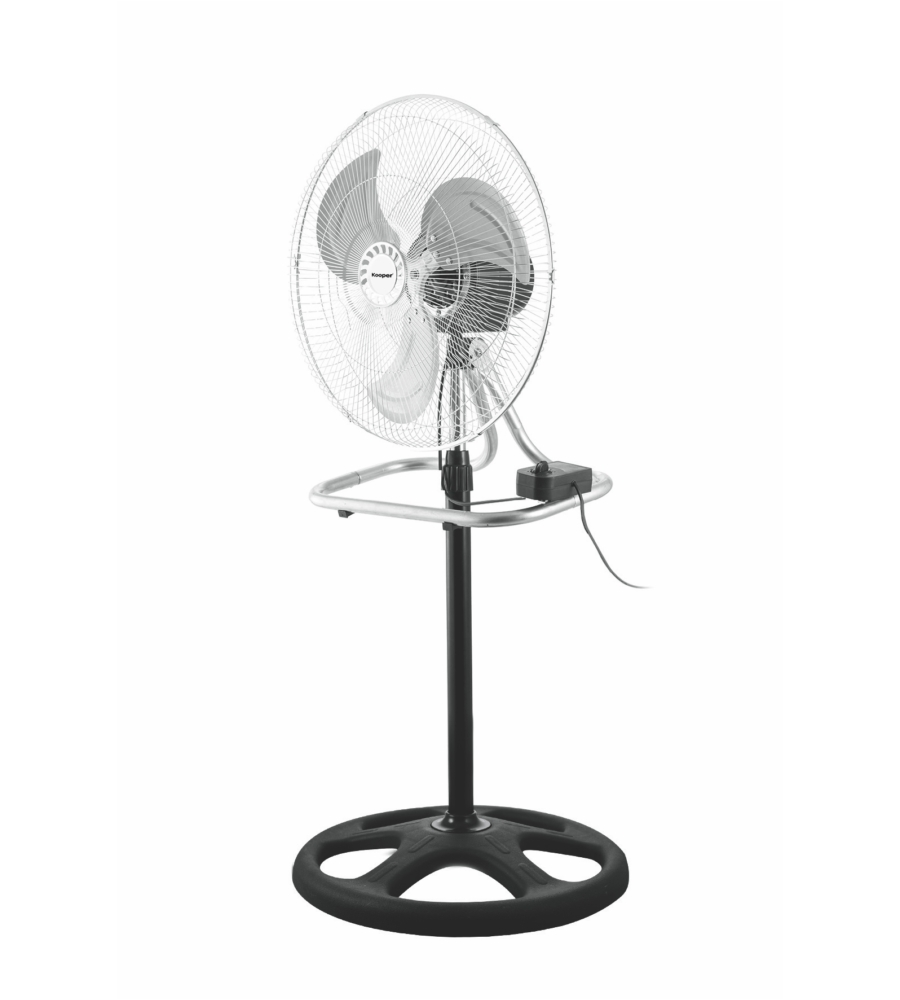 VENTILATORE DA APPOGGIO O DA PARETE 3 IN 1 CON PALE DIAMETRO 45 CM, 80 W