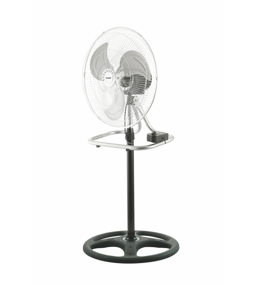 VENTILATORE DA APPOGGIO O DA PARETE 3 IN 1 CON PALE DIAMETRO 45 CM, 80 W