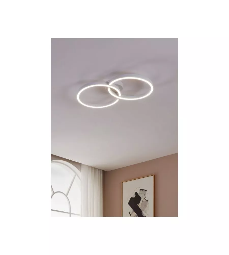 PLAFONIERA LED DA INTERNO EGLO "AMANDOLO" BIANCO 2700-6500K