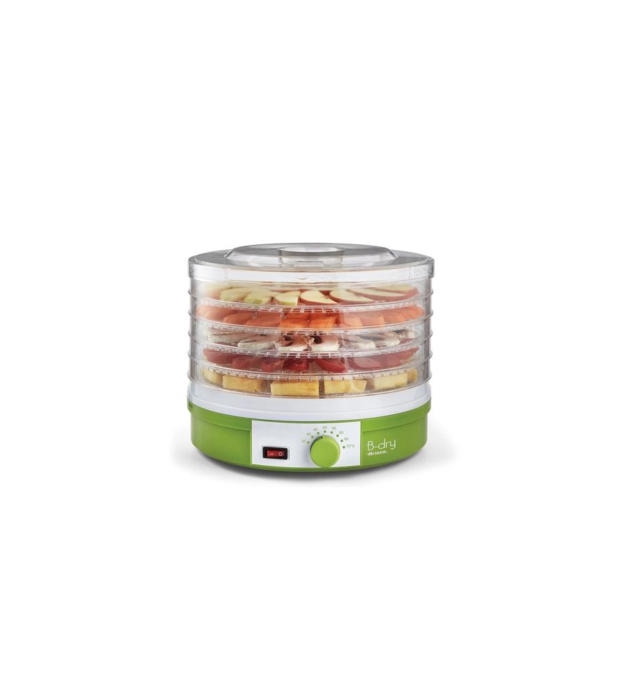 ESSICCATORE ARIETE "B-DRY 616" CON 5 VASI COLORE VERDE E BIANCO, 245 W
