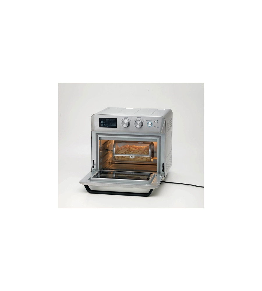 FRIGGITRICE E FORNO AD ARIA CALDA "AIRY" ACCIAIO, 25 LT - ARIETE