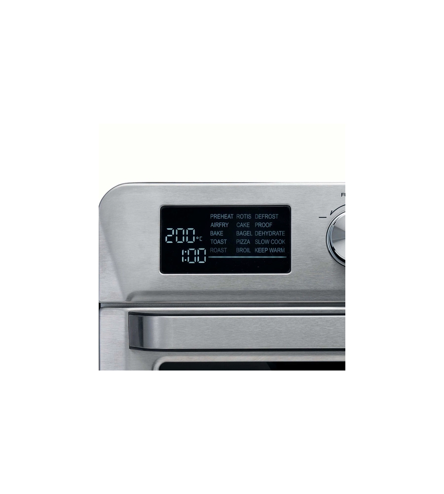 FRIGGITRICE E FORNO AD ARIA CALDA "AIRY" ACCIAIO, 25 LT - ARIETE