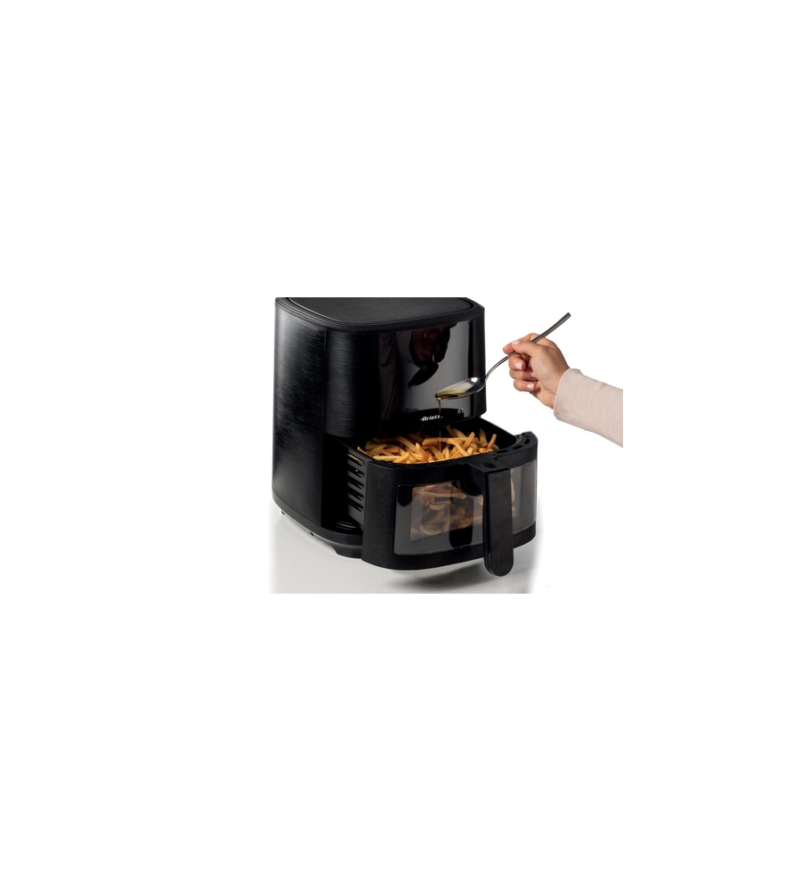 FRIGGITRICE AD ARIA CALDA "AIRY FRYER" NERA, 6 LT - ARIETE