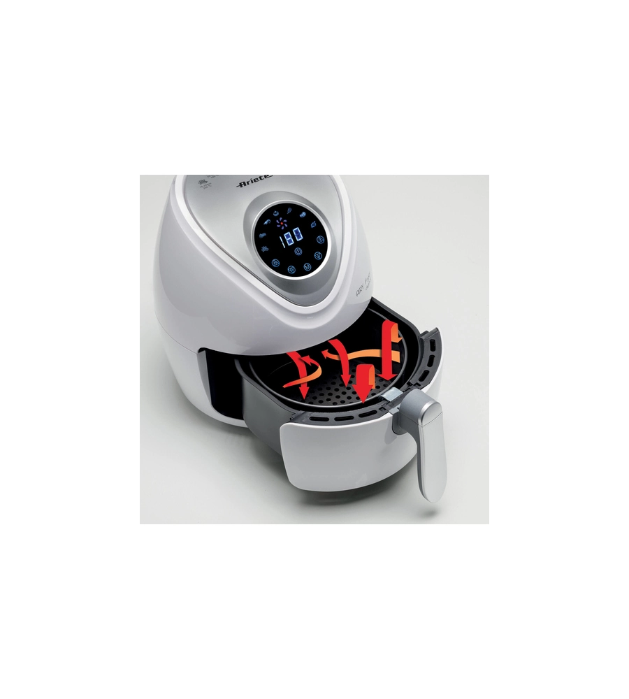 FRIGGITRICE AD ARIA CALDA "AIRY FRYER" BIANCA, 3,5 LT - ARIETE