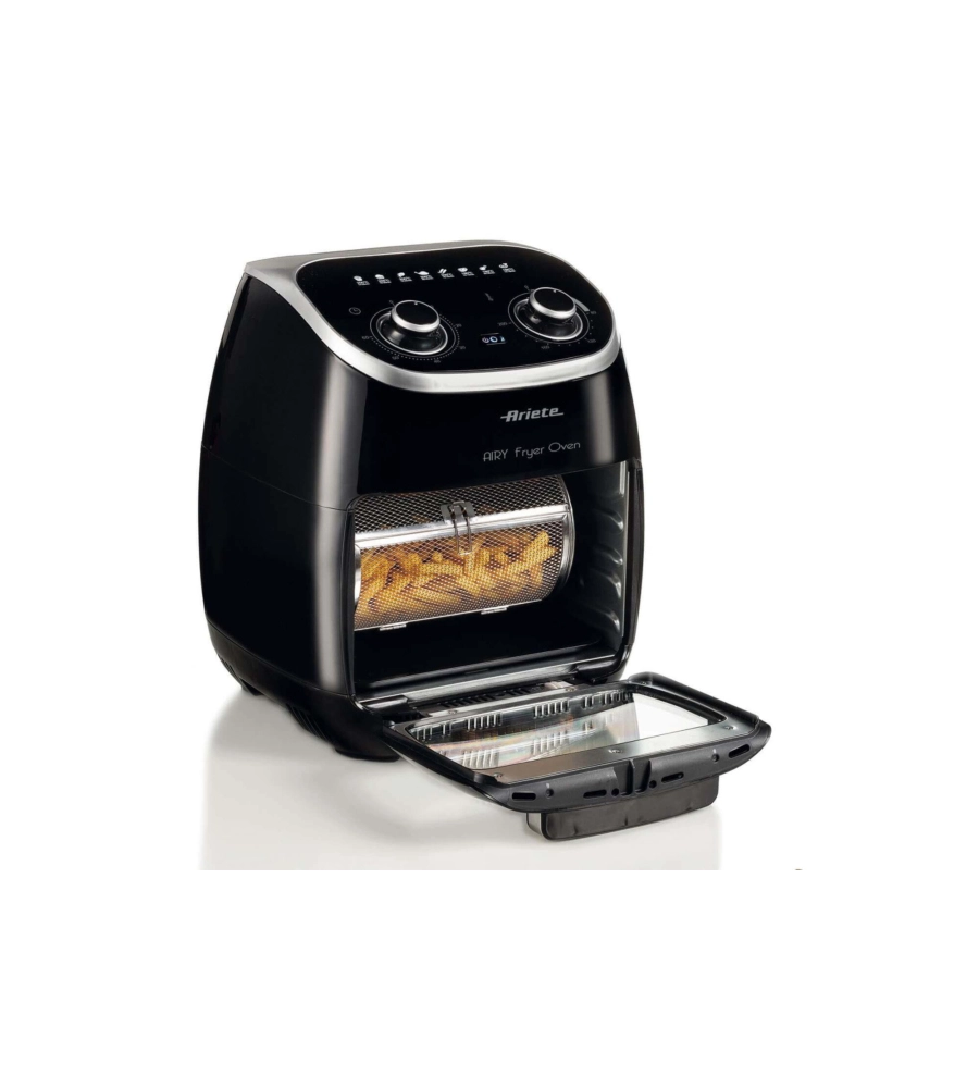 FRIGGITRICE E FORNO AD ARIA CALDA "AIRY FRYER OVEN" NERA, 11 LT - ARIETE