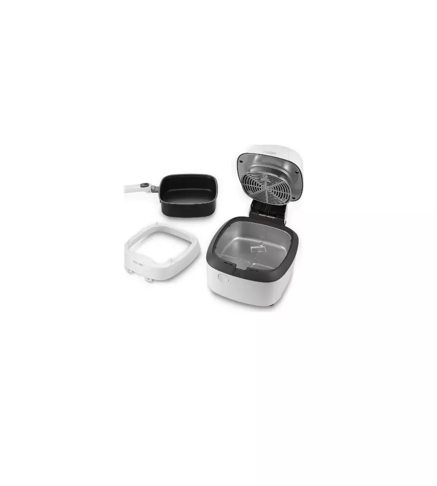 FRIGGITRICE AD ARIA "FH2101.W" DE LONGHI CON CESTELLO, CAPACITA' 1,25 LITRI