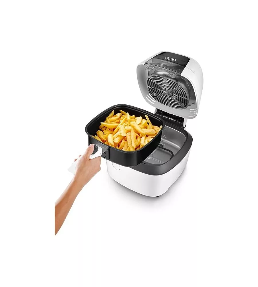 FRIGGITRICE AD ARIA "FH2133.W" DE LONGHI CON CESTELLO, CAPACITA' 1,25 LITRI