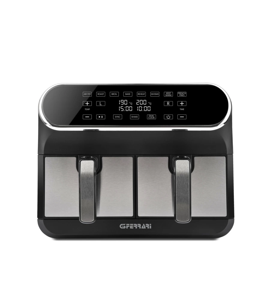 FRIGGITRICE FORNO AD ARIA CALDA "FRIGGISANO DUO" NERA, 8 LT