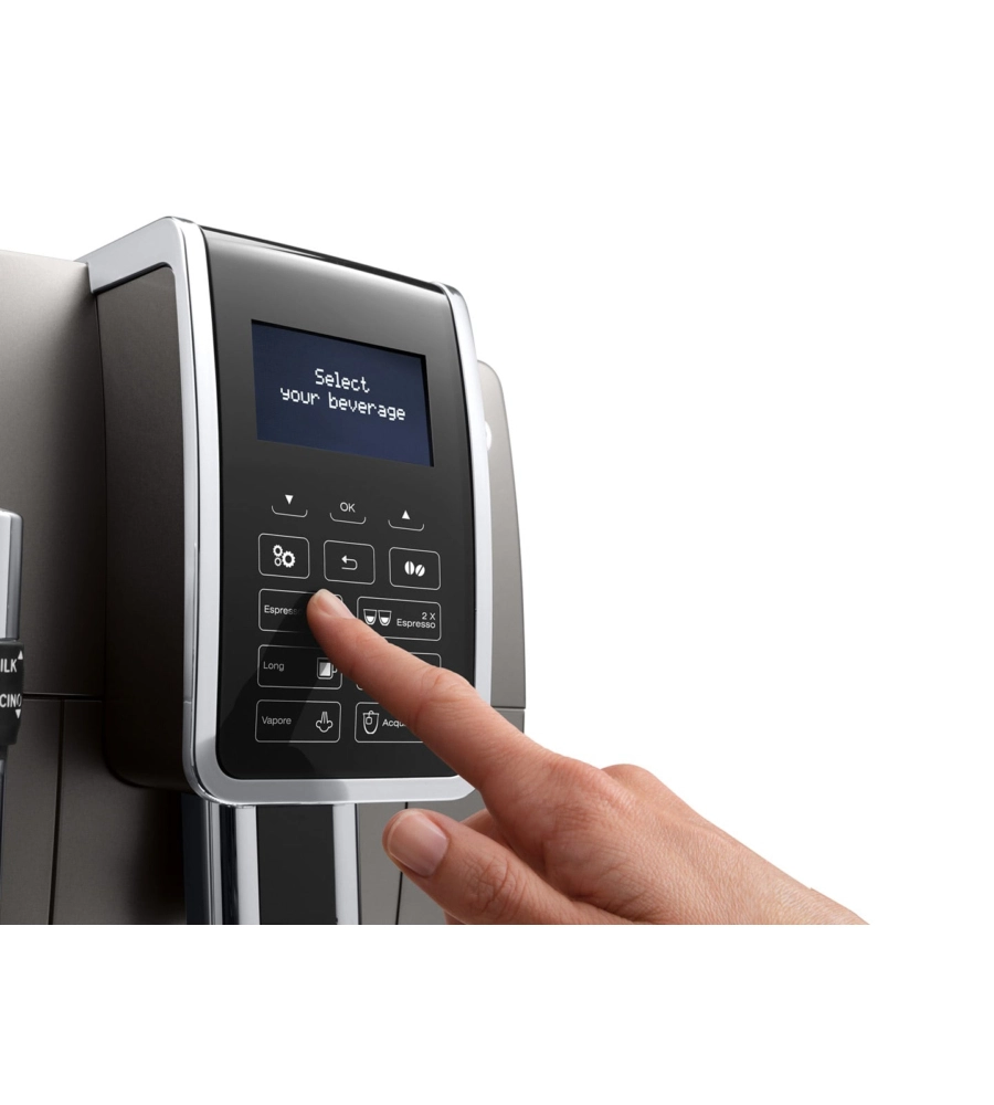 MACCHINA DA CAFFÈ AUTOMATICA DELONGHI "ECAM 359.37.TB" COLORE NERO, 1450 W