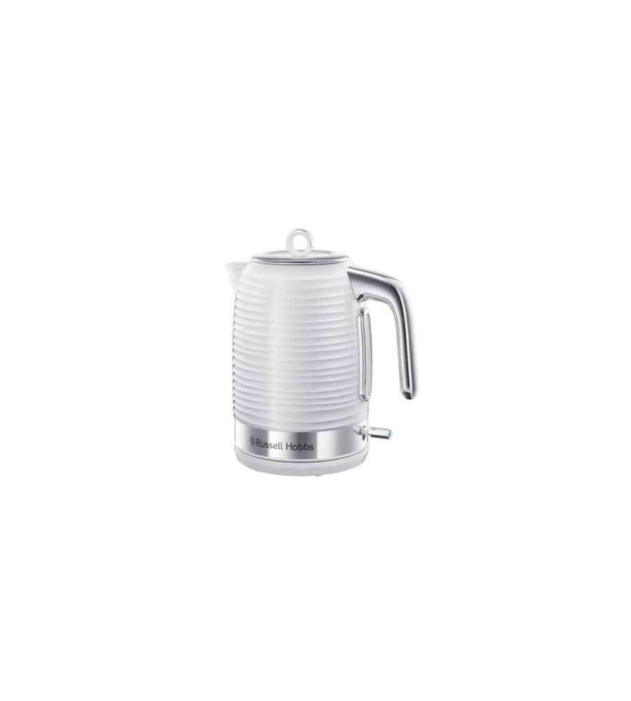 BOLLITORE ELETTRICO IN PLASTICA BIANCA, 1,7 LITRI - RUSSEL HOBBS