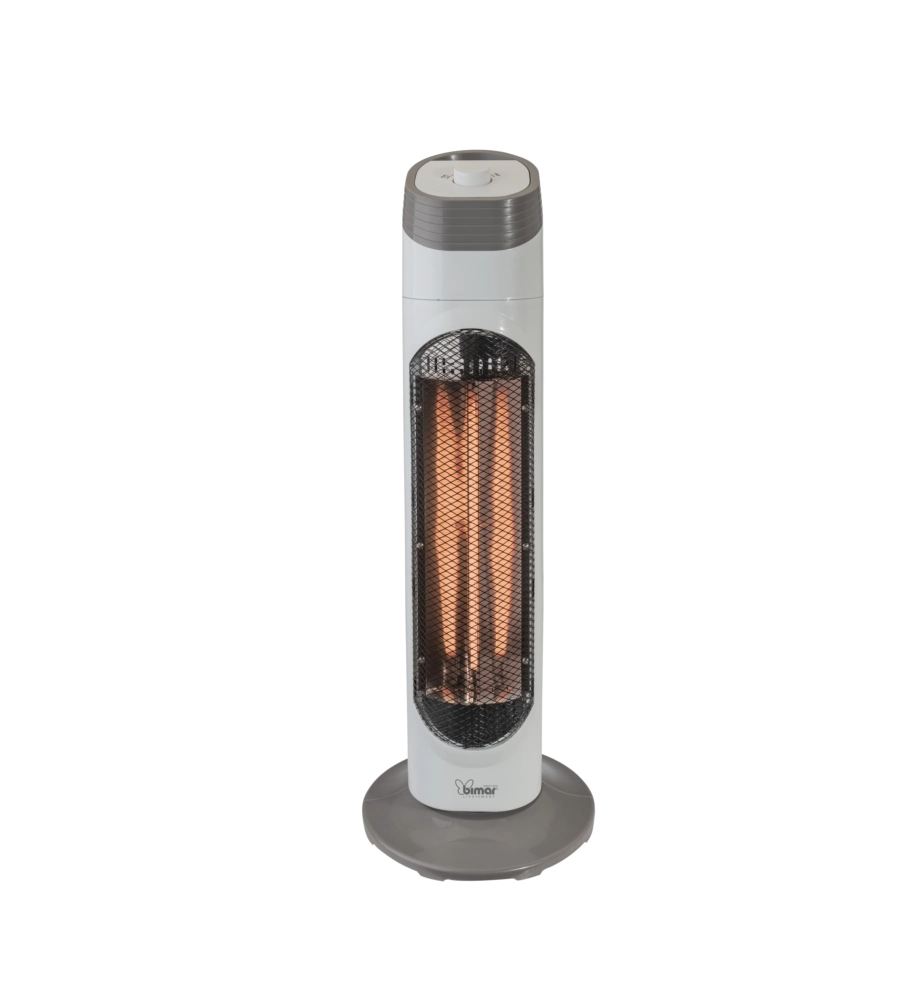 STUFA RADIANTE AL CARBONIO BIMAR "HR 318" BIANCO 900 W