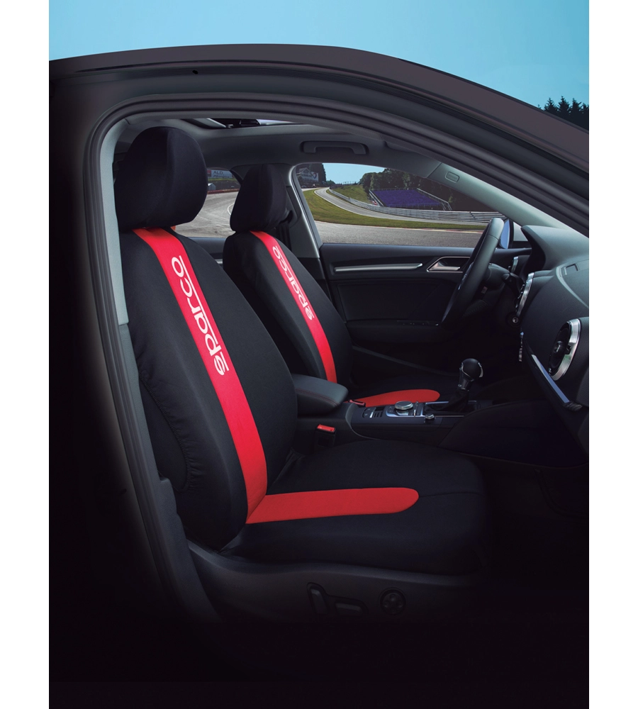 Coprisedili Auto Universali SpArt Con Motivo Margherite - Set Da 2 Anteriori, In Poliestere, Antimacchia