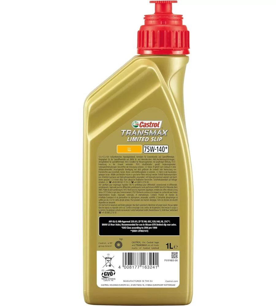 SYNTRAX LIMITED SLIP 75W-140 LUBRIFICANTE CAMBI E DIFFERENZIALI 1L