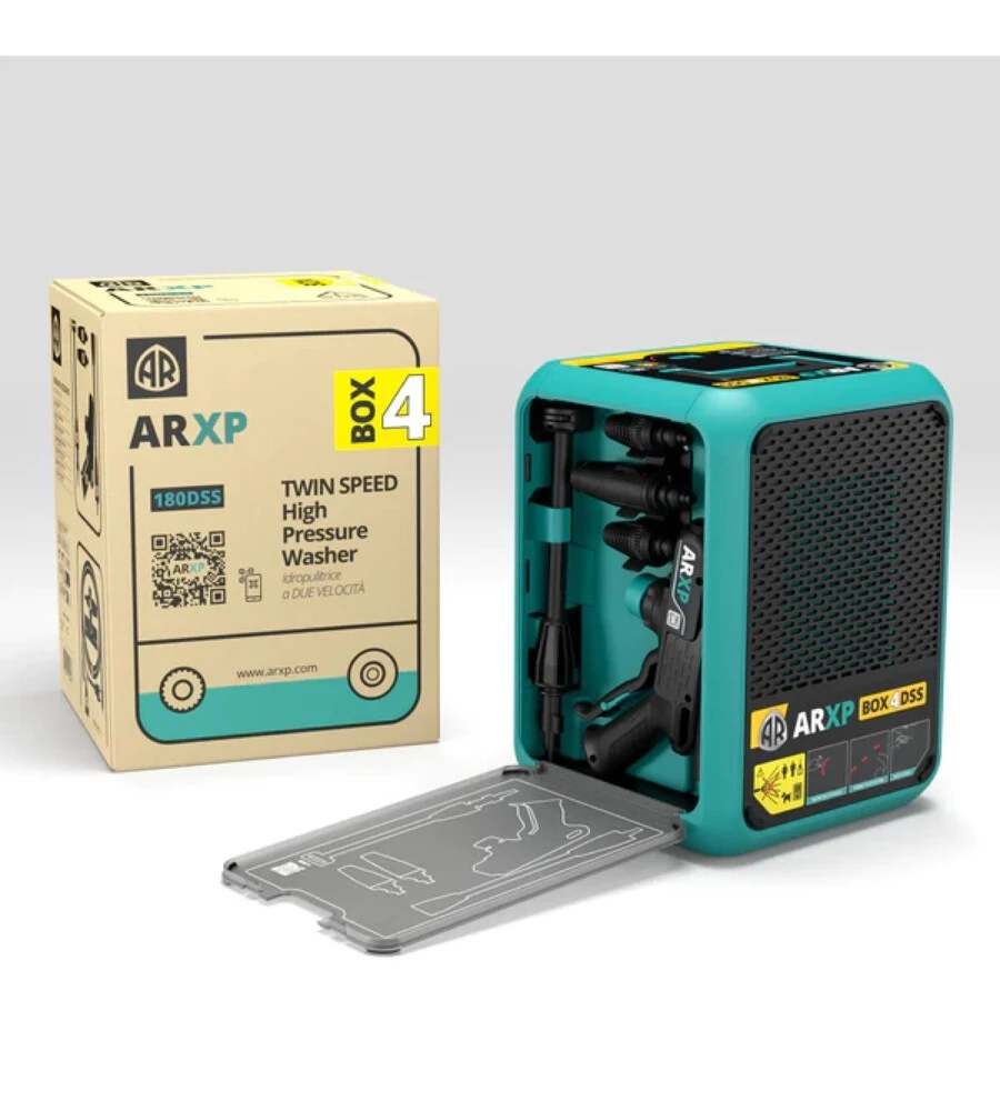IDROPULITRICE ELETTRICA A FREDDO ANNOVI REVERBERI "ARXP BOX 4 180DSS"  180 BAR 500 L/H 2500 W