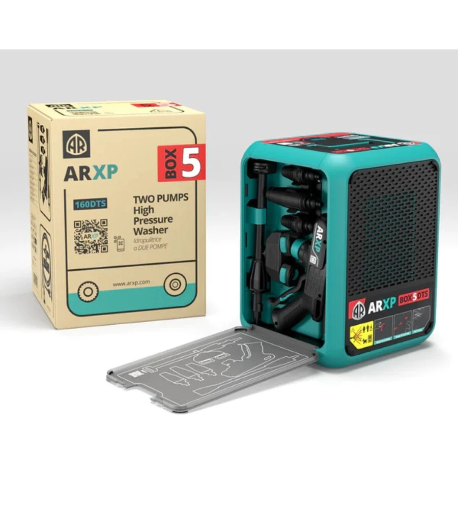 IDROPULITRICE ELETTRICA A FREDDO ANNOVI REVERBERI "ARXP BOX 5 160DTS" 160 BAR 850 L/H 2700 W