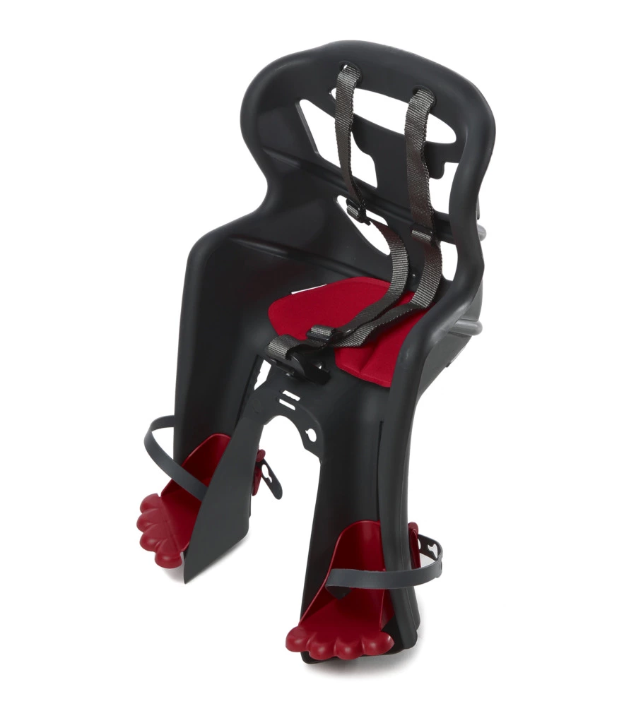 SEGGIOLINO POSTERIORE BICI TATOO GRIGIO SCURO - BELLELLI