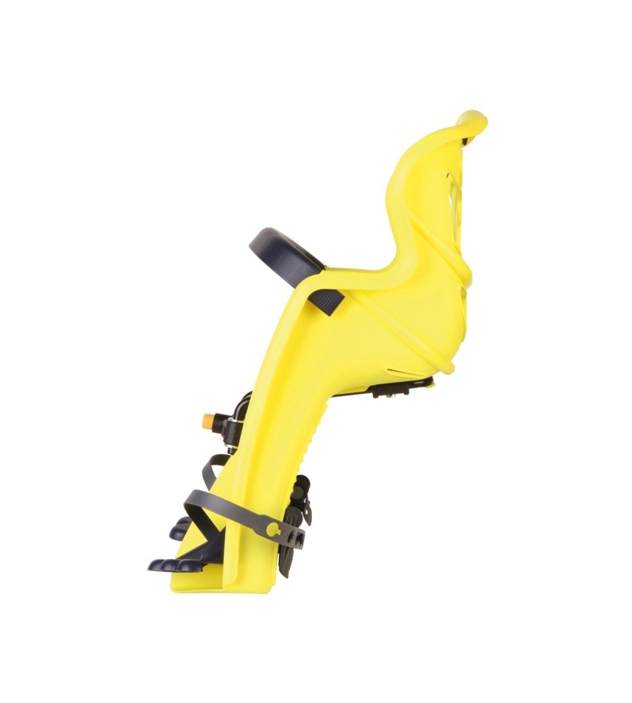 SEGGIOLINO PER BICI ANTERIORE BELLELLI "TATOO PLUS" GIALLO, PORTATA MASSIMA 15 KG