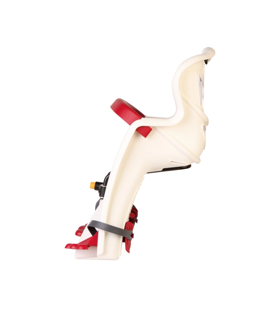SEGGIOLINO POSTERIORE BICI BELLELLI "TATOO PLUS" BIANCO/ROSSO