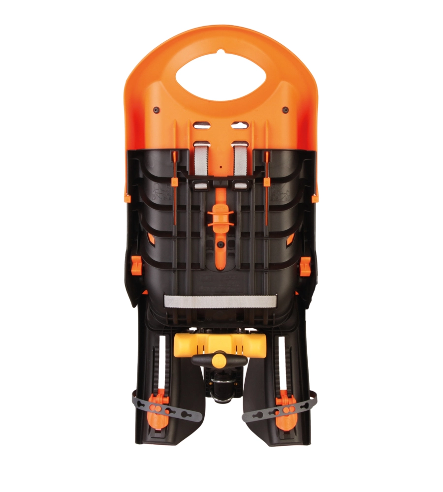 SEGGIOLINO BICI POSTERIORE BELLELLI "TIGER" ARANCIONE PORTATA MASSIMA 22 KG