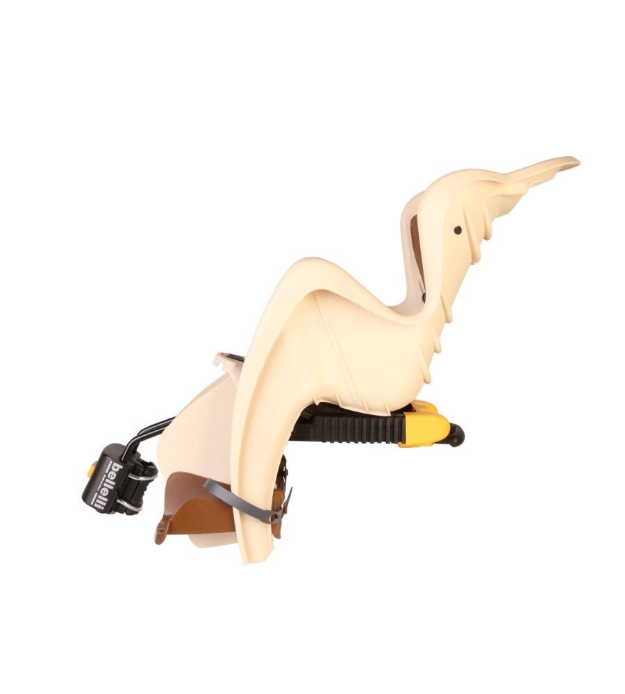 SEGGIOLINO BICI MR FOX RELAX BEIGE - ATTACCO AL TELAIO - GRIGIO