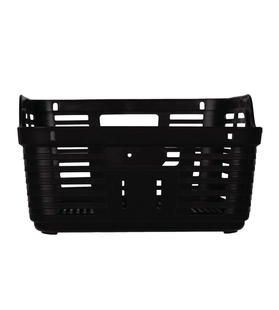CESTINO POSTERIORE PER BICICLETTA BELLELLI "ZIGZAG" NERO, 38X33X19 CM