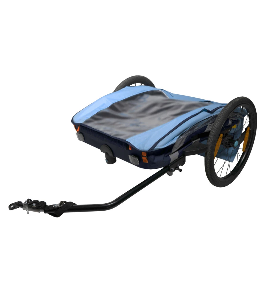 RIMORCHIO PASSEGGINO BICI 2IN1 AZZURRO - BELLELLI