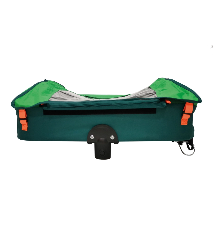 RIMORCHIO PASSEGGINO BICI BELLELLI "TRAILBLAZER" 2 IN 1 VERDE CHIARO, 41 KG