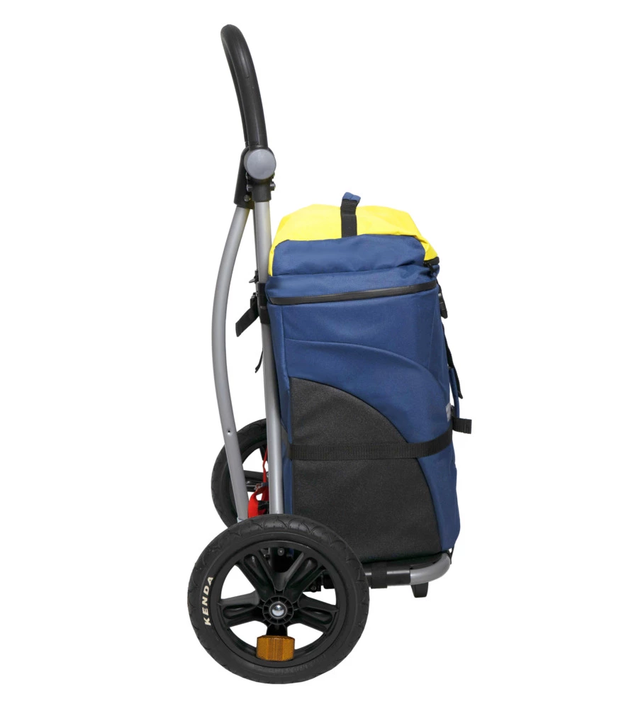 BORSA PER BICI BELLELLI "B-TOURIST" BLU/GIALLO, PORTATA MASSIMA 25 KG