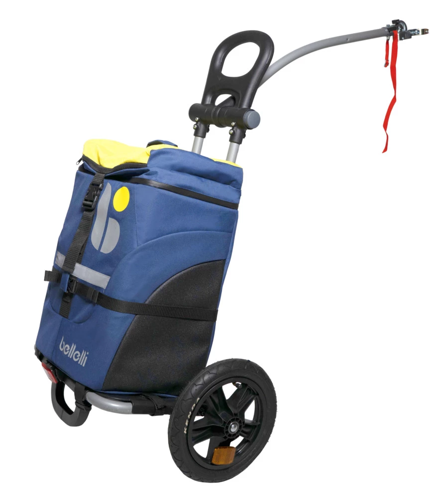 BORSA PER BICI BELLELLI "B-TOURIST" BLU/GIALLO, PORTATA MASSIMA 25 KG