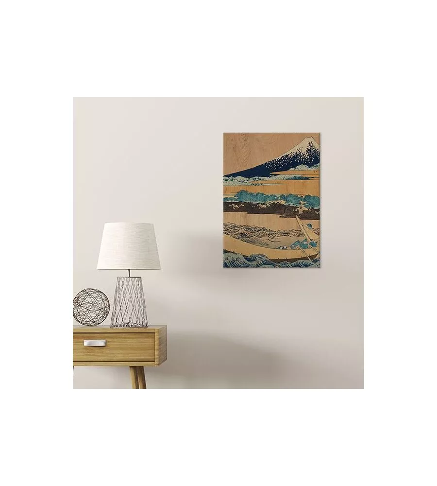 QUADRO IN LEGNO "FUJI", 47X67 CM