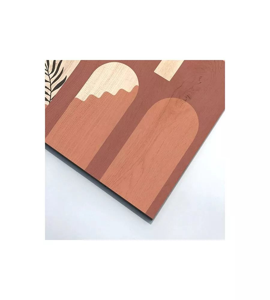 QUADRO IN LEGNO "ARCHITETCTURES COLOURS", 47X67 CM