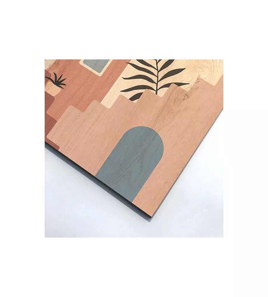 QUADRO IN LEGNO "ARCHITETCTURES STAIRS", 47X67 CM