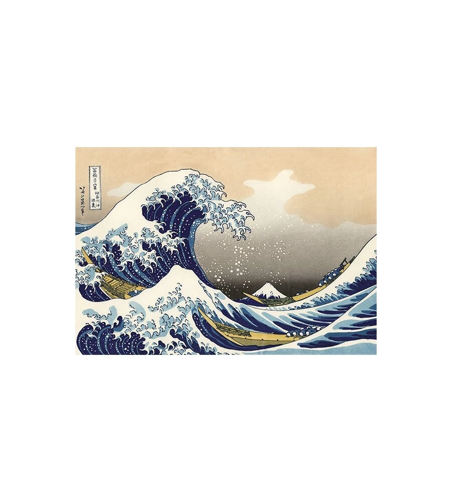 FOTOMURALE ADESIVO "HOKUSAI" IN PVC, 312X280 CM
