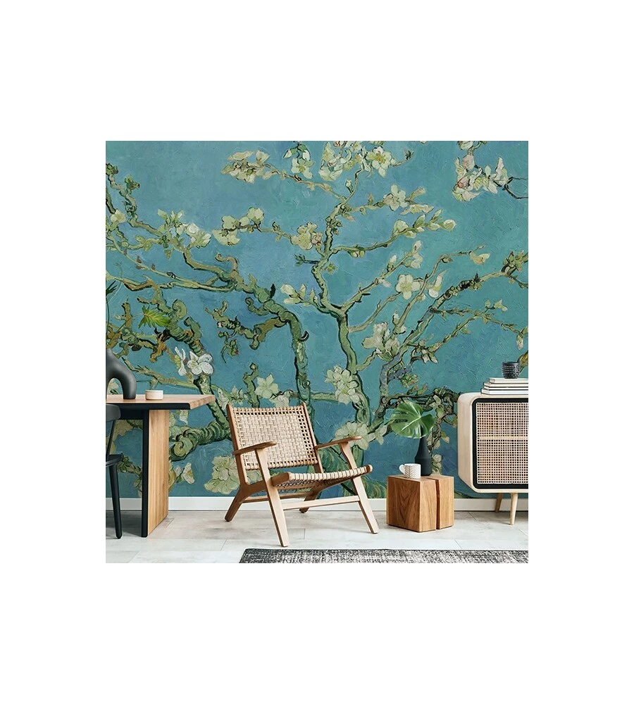 FOTOMURALE ADESIVO "ALMOND BLOSSOM" IN PVC, 312X280 CM