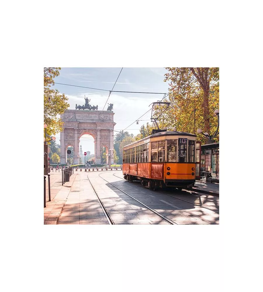 FOTOMURALE ADESIVO "MILANO" IN PVC, 312X280 CM