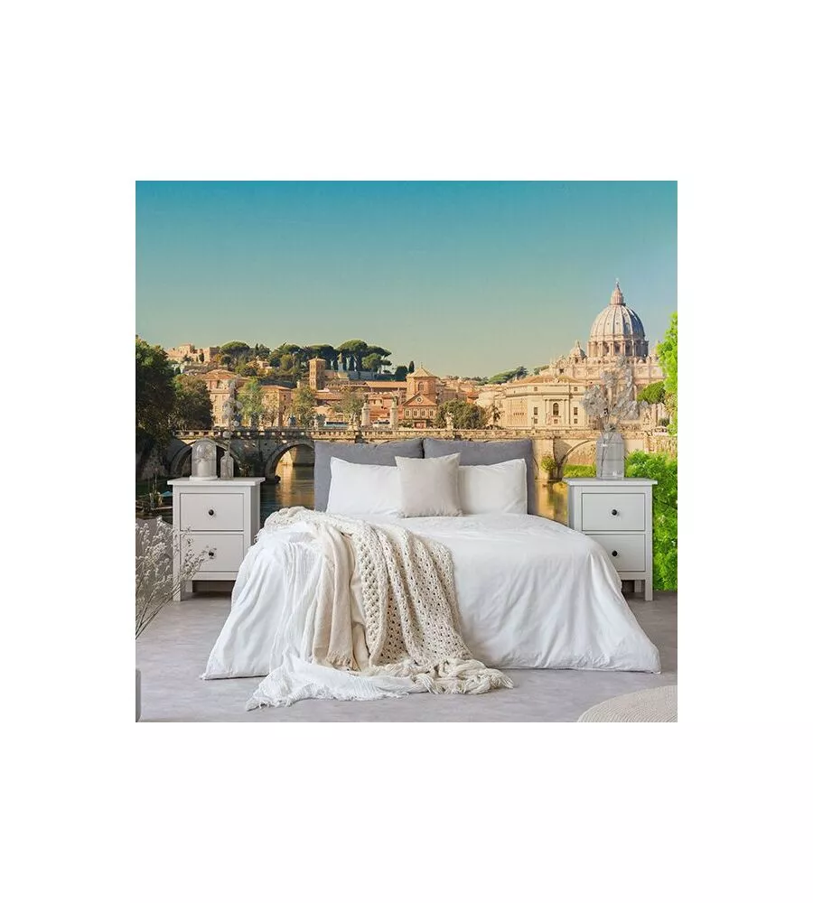 FOTOMURALE ADESIVO "ROMA" IN PVC, 312X280 CM