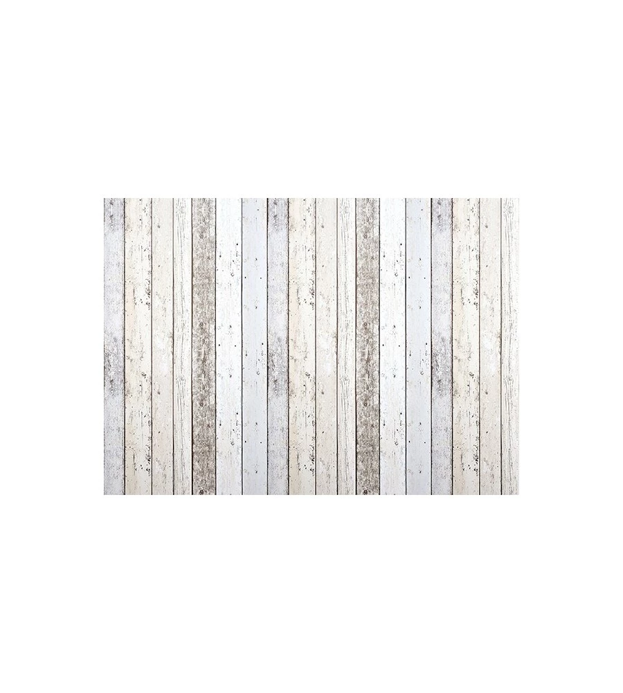 FOTOMURALE ADESIVO "SHABBY WOODS" IN PVC, 312X280 CM