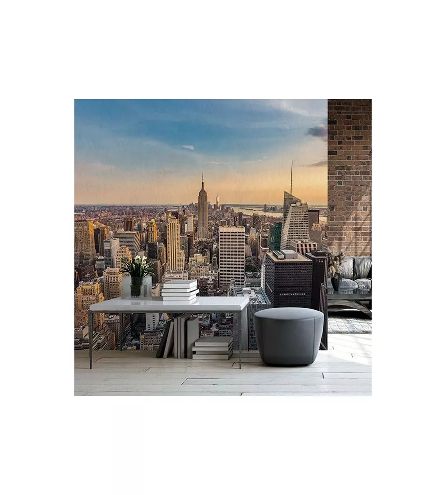 FOTOMURALE ADESIVO "NEW YORK" IN PVC, 416X280 CM