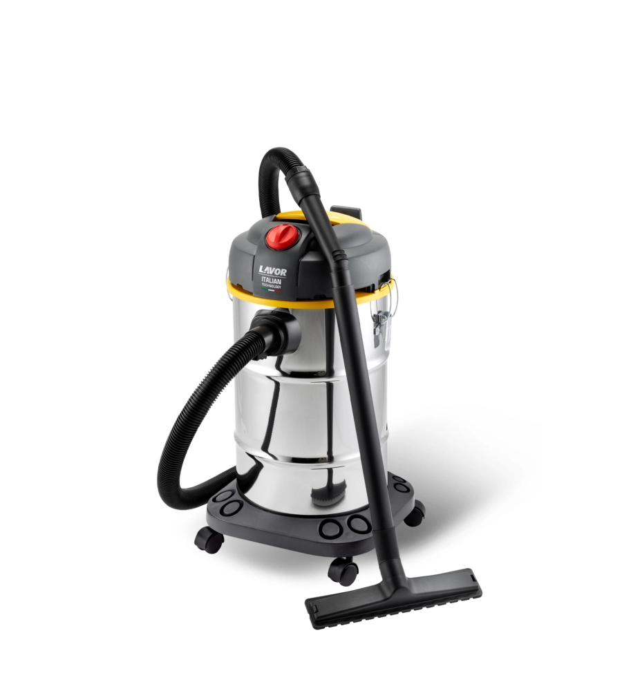 ASPIRATORE SOLIDI LIQUIDI ELETTRICO LAVOR "WTP 30 X" 1600W 30 LT 65 L/S