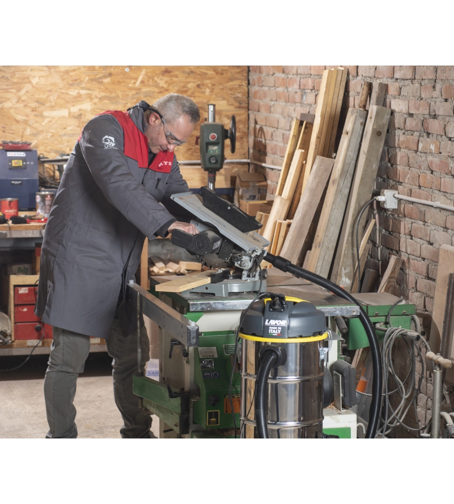 ASPIRATORE SOLIDI LIQUIDI ELETTRICO LAVOR "WTP 30 XE" 1600W 30 LT 65 L/S
