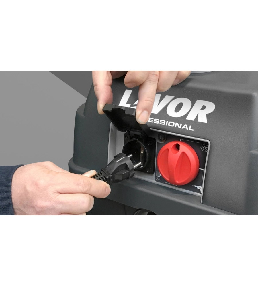 ASPIRATORE SOLIDI LIQUIDI ELETTRICO LAVOR "PRO WORKER EM" 1400W 30 LT 70 L/S