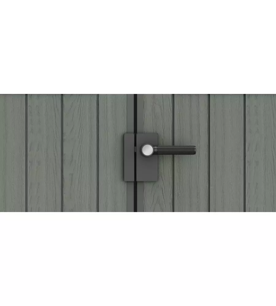 CASETTA DA GIARDINO KETER "DARWIN 6x6" IN EVOTECH+ COLORE VERDE CON PORTA BATTENTE DOPPIA 190X183X221 CM