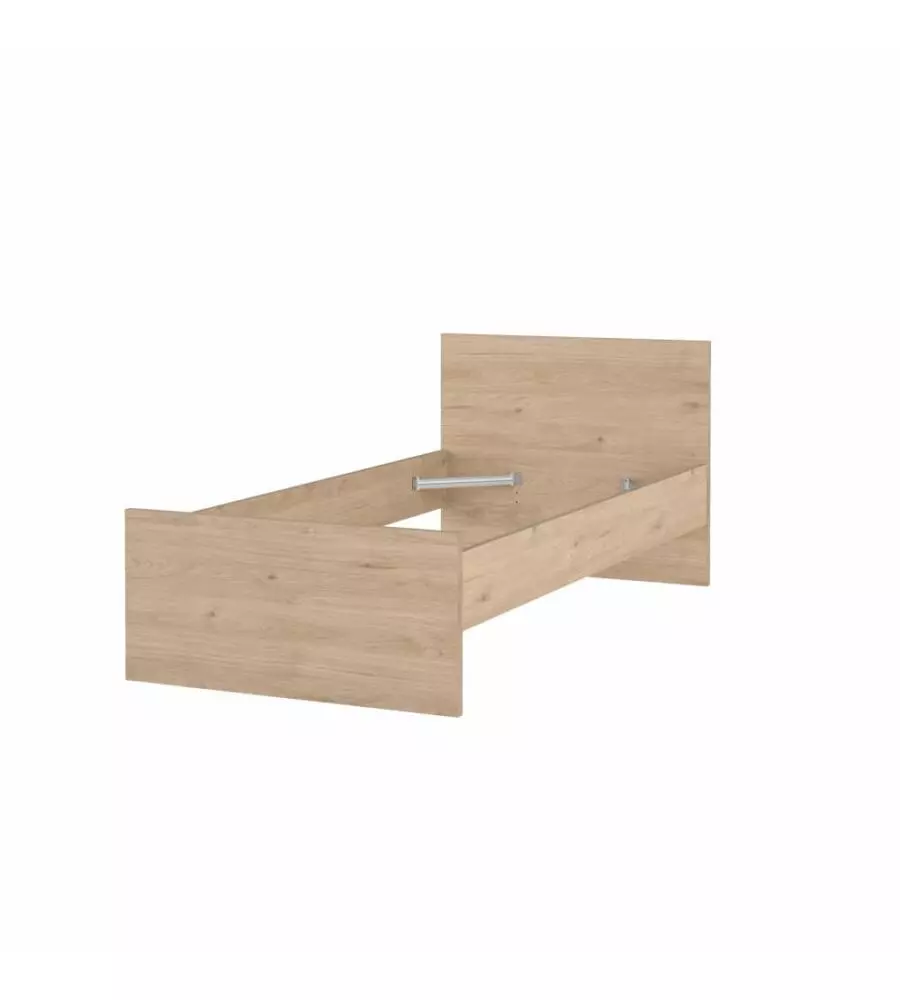 GIROLETTO SINGOLO "NAIA" EFFETTO QUERCIA 90X190 CM