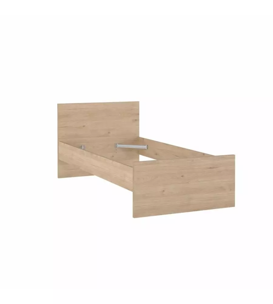 GIROLETTO SINGOLO "NAIA" EFFETTO QUERCIA 90X190 CM