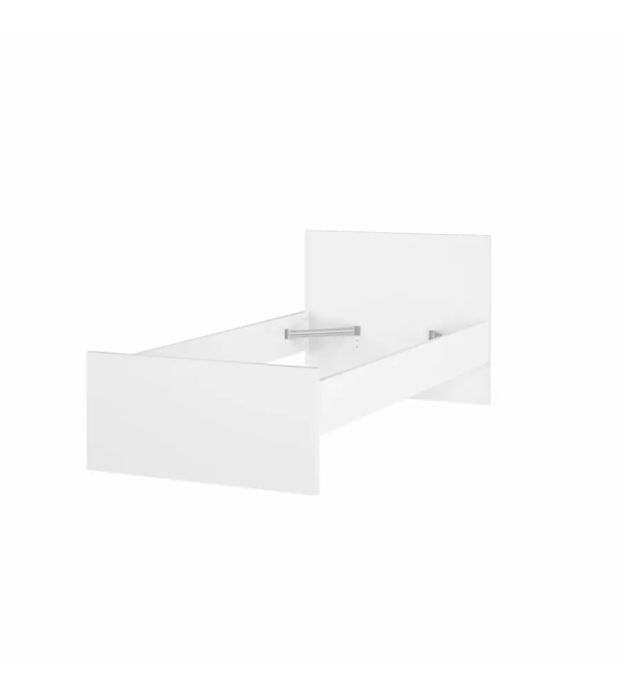 GIROLETTO SINGOLO "NAIA" BIANCO LUCIDO 90X190 CM