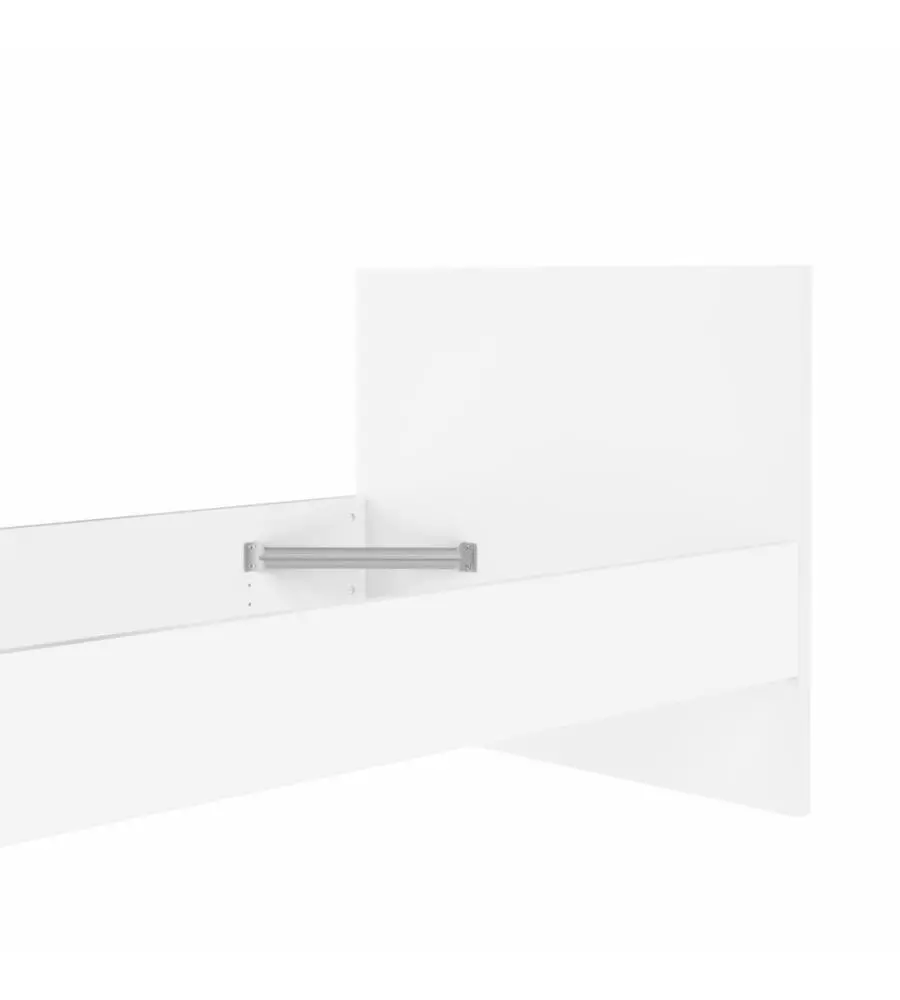 GIROLETTO SINGOLO "NAIA" BIANCO LUCIDO 90X190 CM
