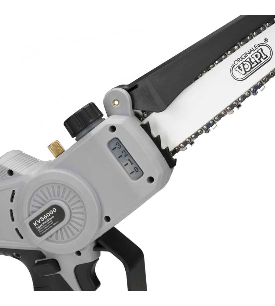 POTATORE A CATENA A BATTERIA VOLPI "KVS6000" BARRA 19 CM 2 BATTERIE 21,6V 4,0AH